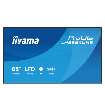 Monitor LED 32" i większy iiyama ProLite LH6564UHS-B1AG A